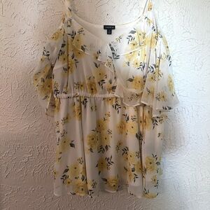 Torrid peplum swing top